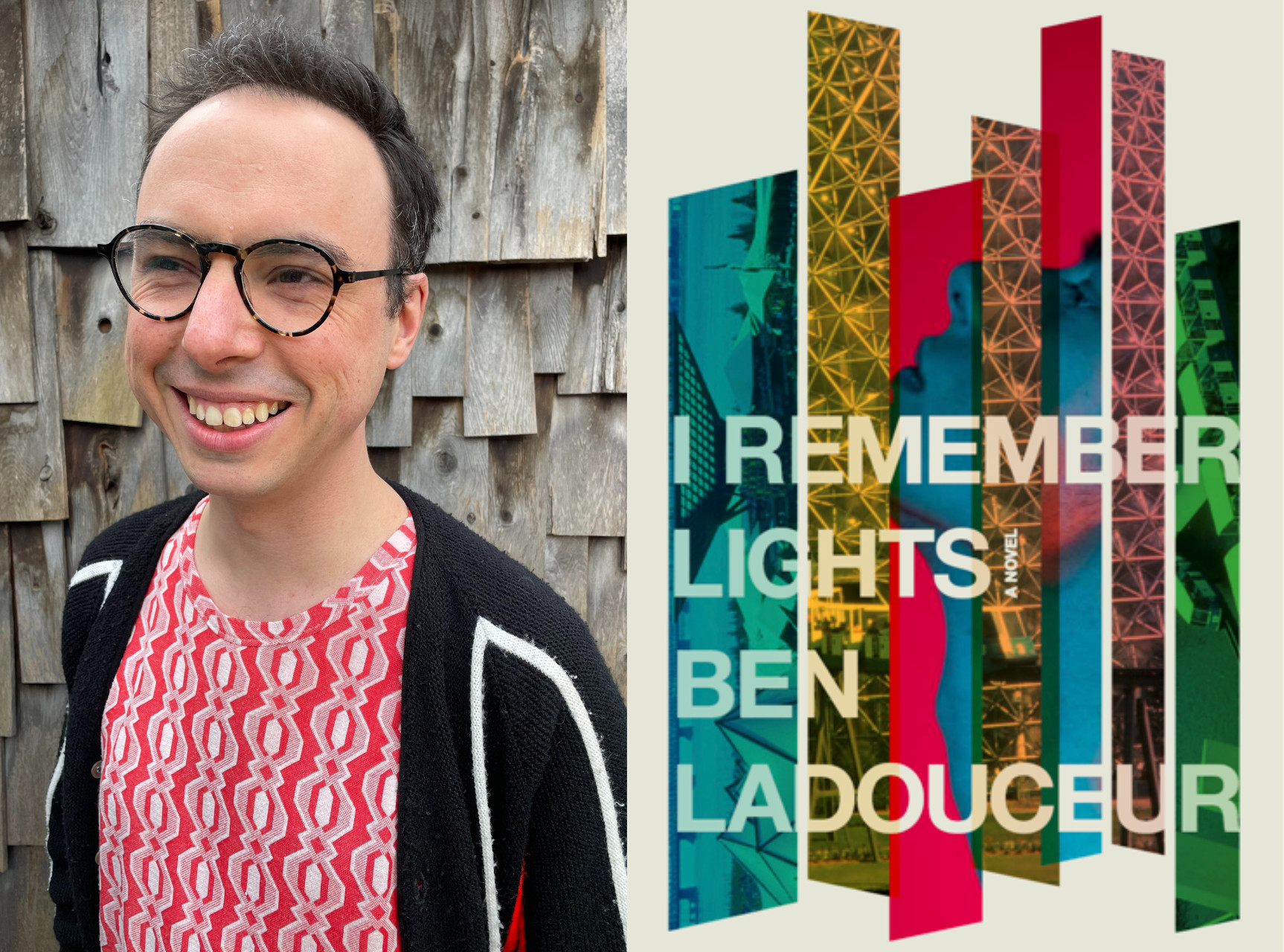 Ben Ladouceur headshot and book cover