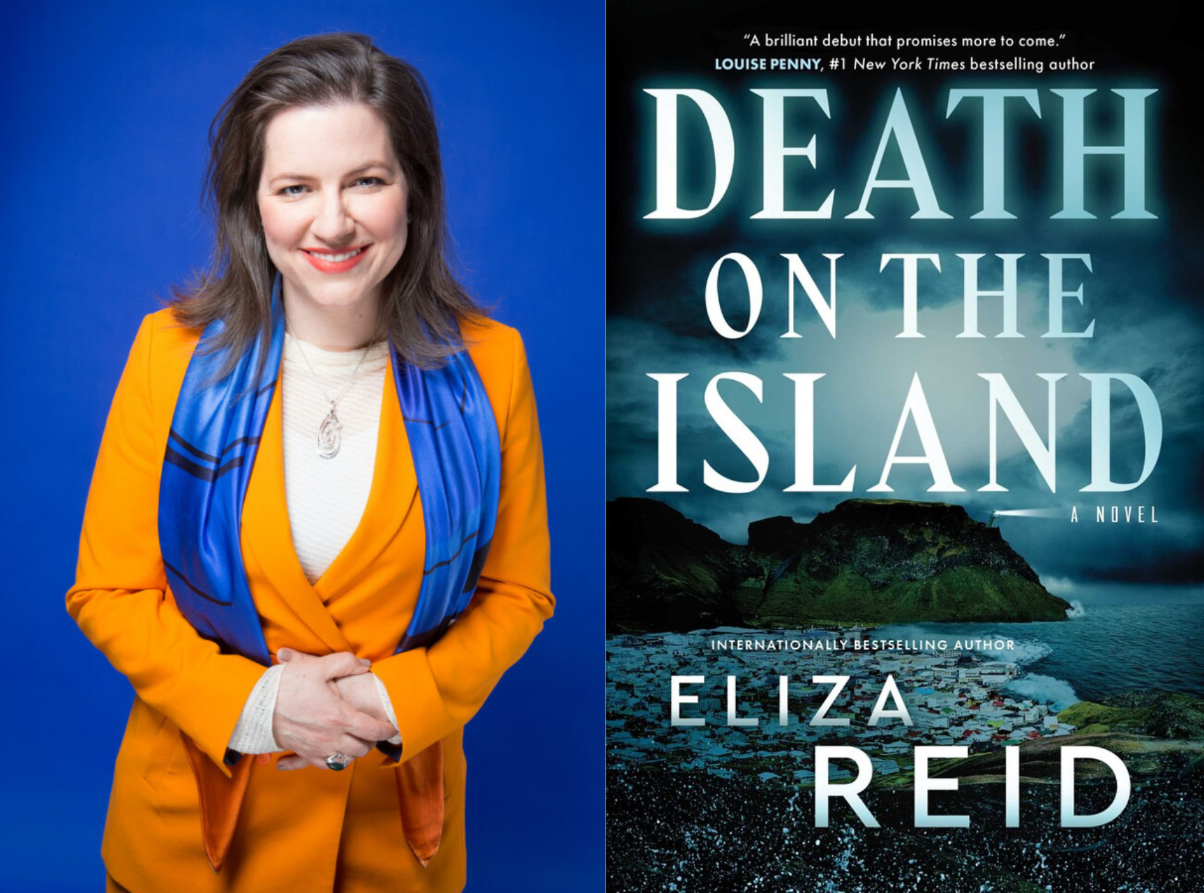 Eliza Reid headshot and book cover