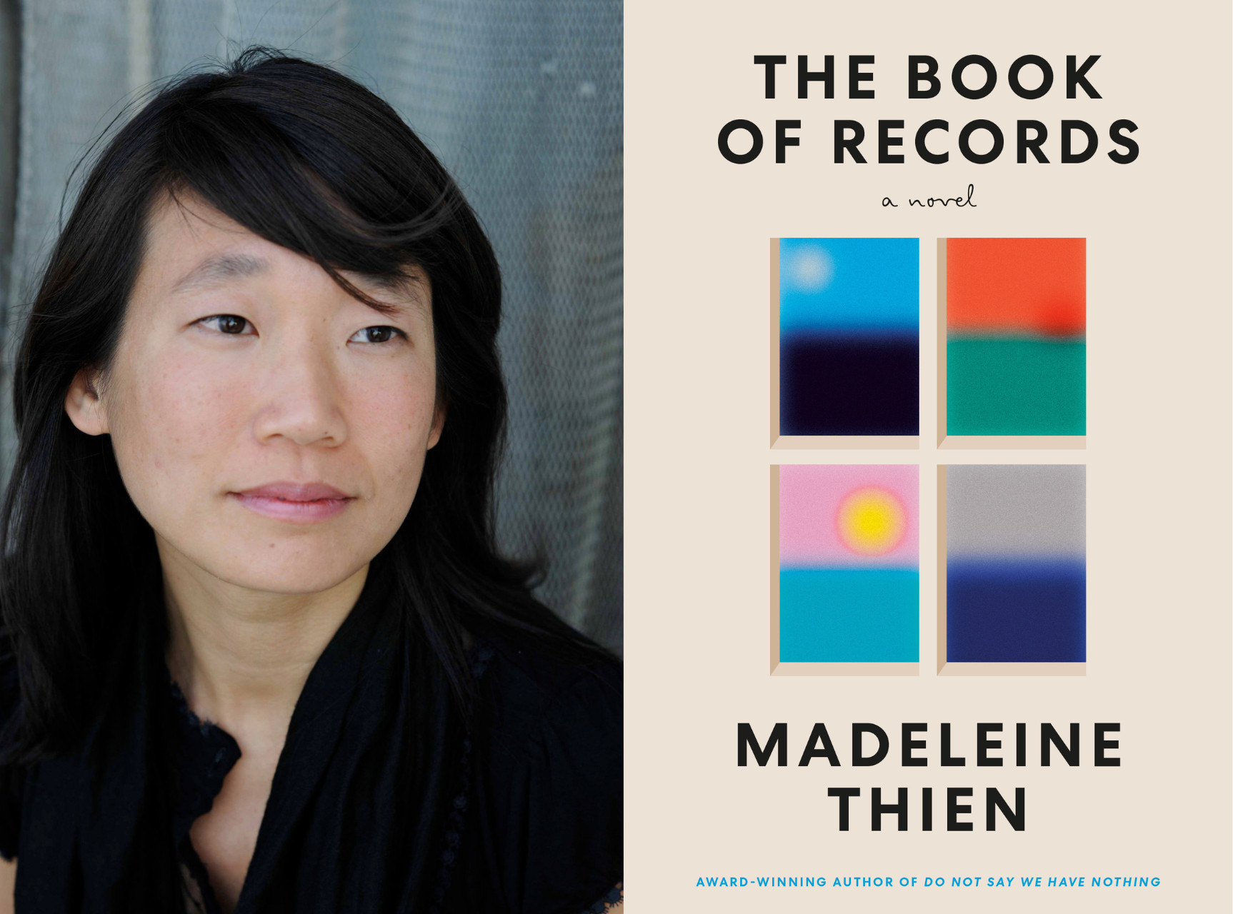 Madeleine Thien headshot and book cover